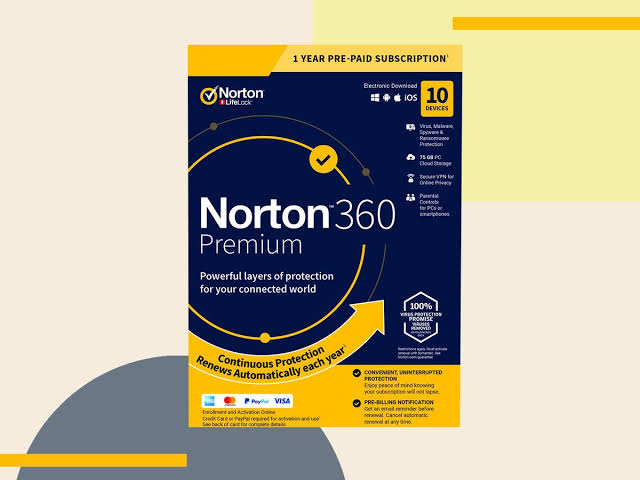 Licence Norton 360 Premium Security 10 PC