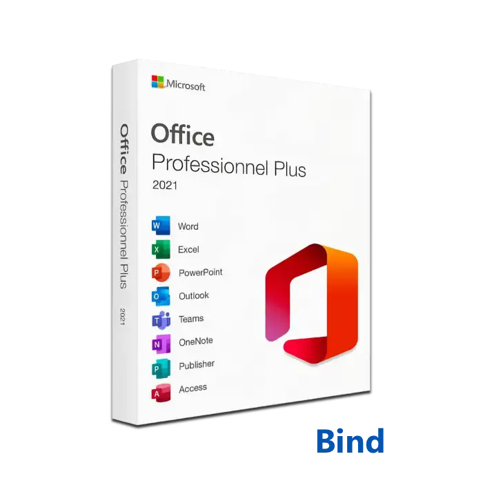Licence Office 2021 Pro Plus bind