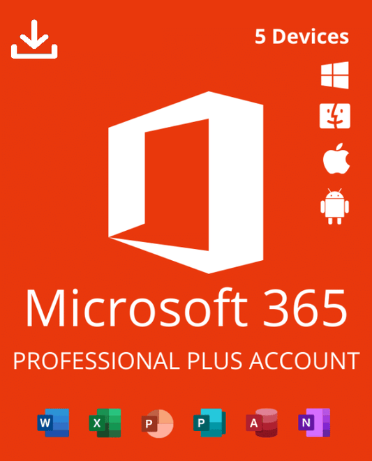 Microsoft Office 365 Professional Plus  (Account + Password )